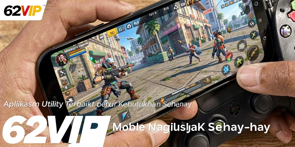 Tampilan antarmuka aplikasi 62VIP yang user-friendly dan fungsional.