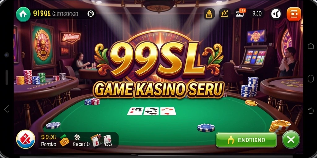 Gameplay mendebarkan dari 99SL di casino virtual.