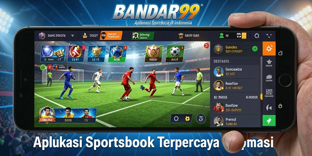 Tampilan gameplay menarik dari aplikasi SPORTSBOOK BANDAR99.