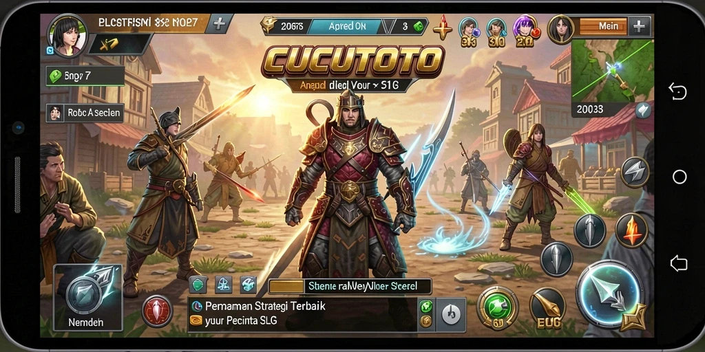Tampilan menarik dari gameplay CUCUTOTO yang menantang.