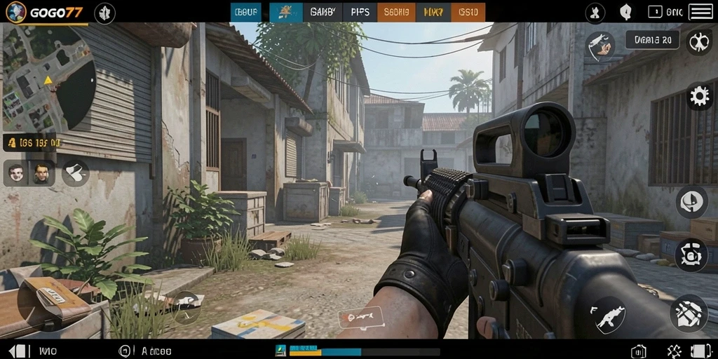 Tampilan gameplay seru dan menantang dari GOGO77.