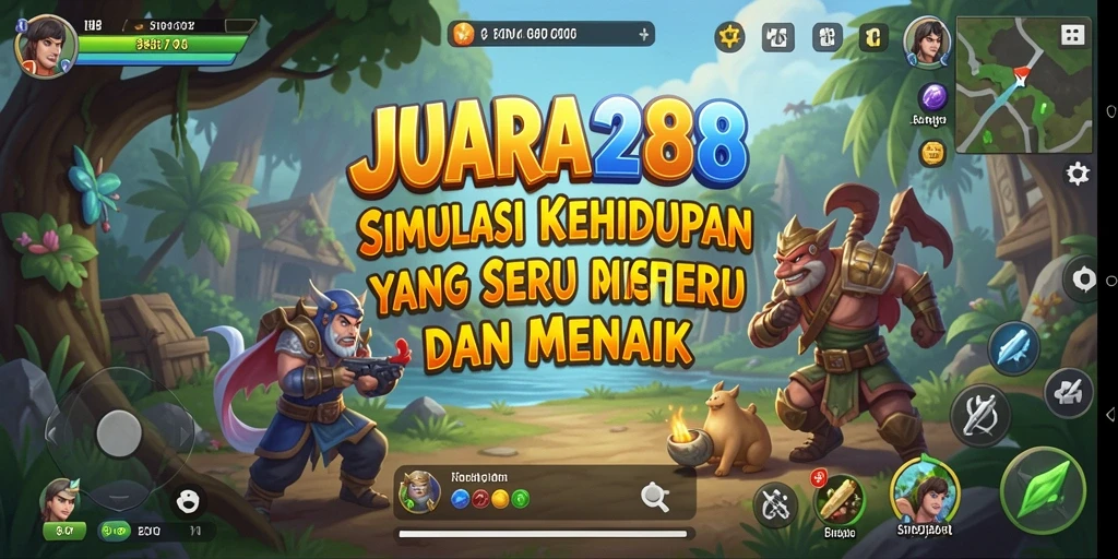 Tampilan gameplay JUARA288 yang menawan dan interaktif.