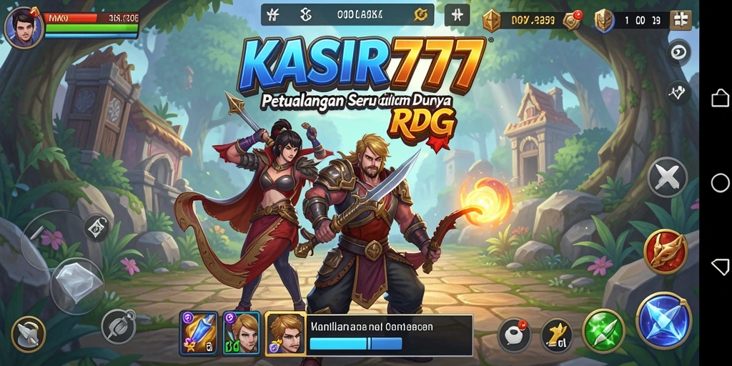 Tampilan screenshot KASIR777 yang menunjukkan pertarungan seru dalam dunia RPG.