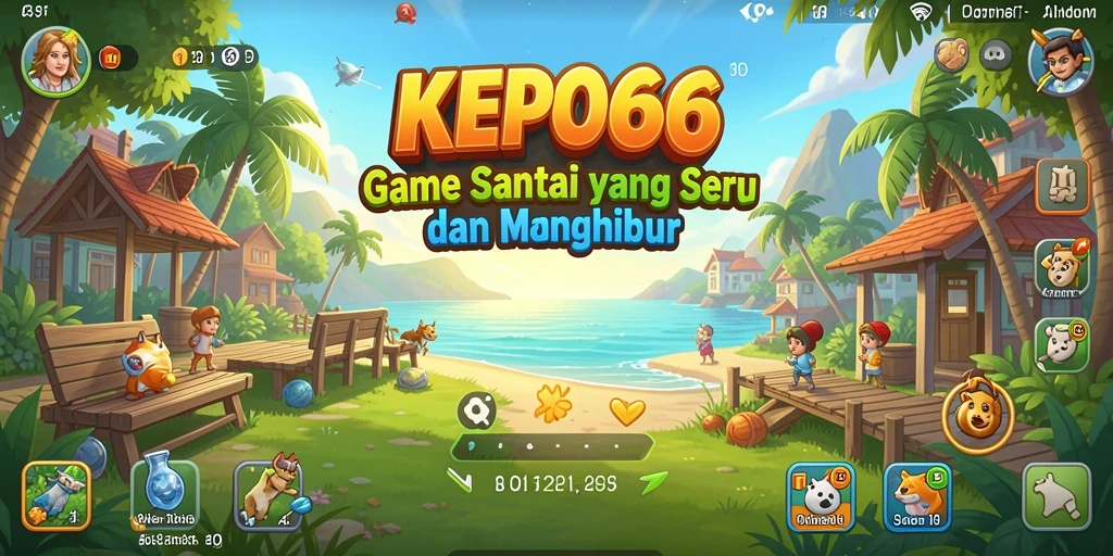 Tampilan gameplay KEPO66 yang mengasyikkan dan berwarna-warni.