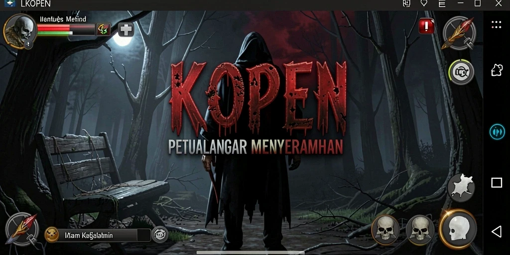 Tangkapan layar menunjukkan ketegangan gameplay LKOPEN yang mendebarkan.