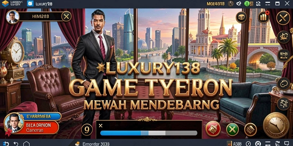 Screenshot utama LUXURY138 menampilkan aksi gameplay Tycoon yang seru.