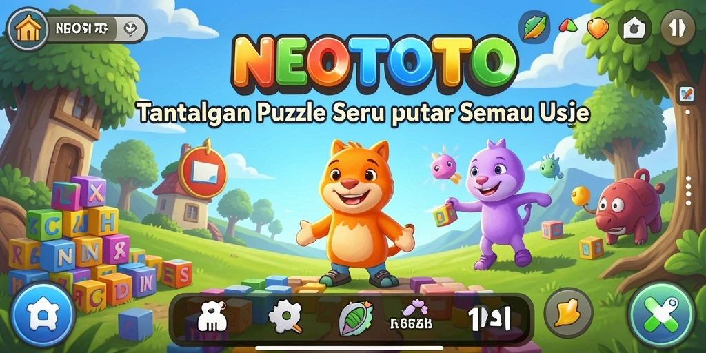 Tampilan gameplay NEOTOTO yang menarik dan menantang.