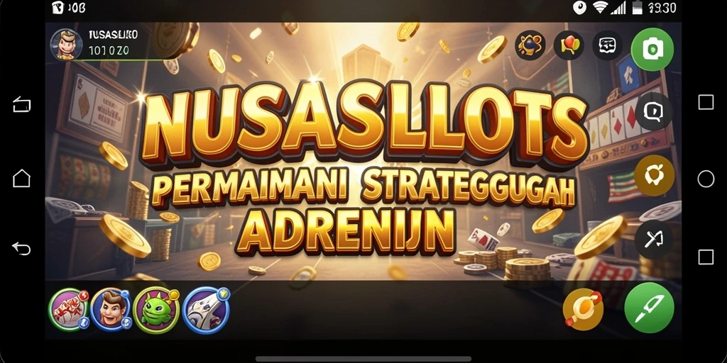 Tampilan gameplay NUSASLOTS yang menegangkan dan penuh strategi.