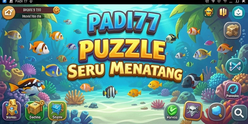 Tampilan gameplay menantang dalam PADI777 di layar.