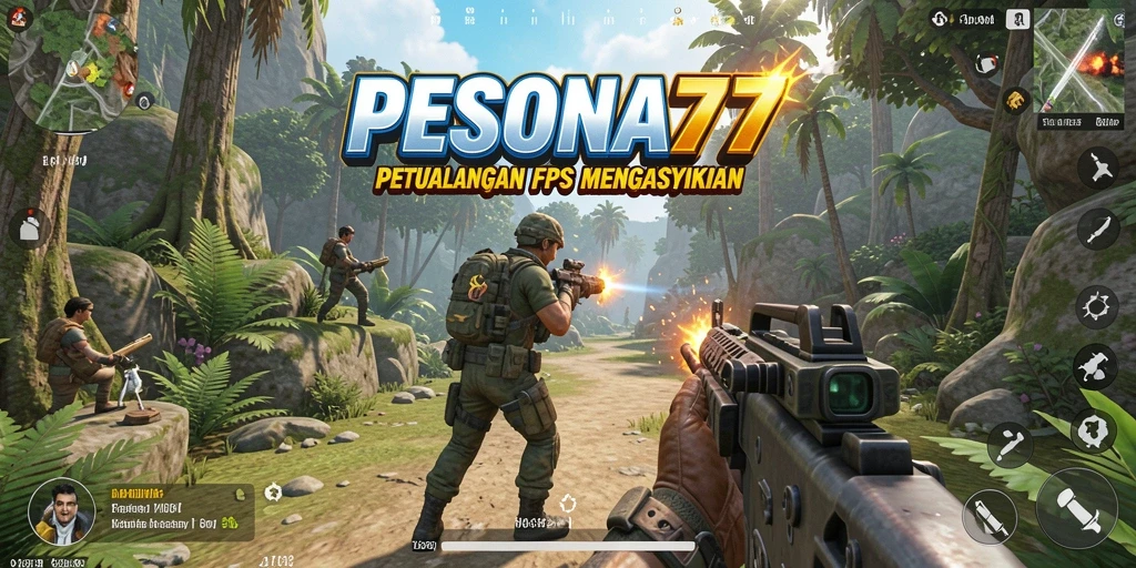 Tampilan gameplay PESONA77 yang seru dan mendebarkan di medan perang.