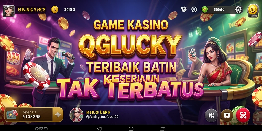 Screenshot utama QGLUCKY menampilkan aksi bermain kasino yang mendebarkan.