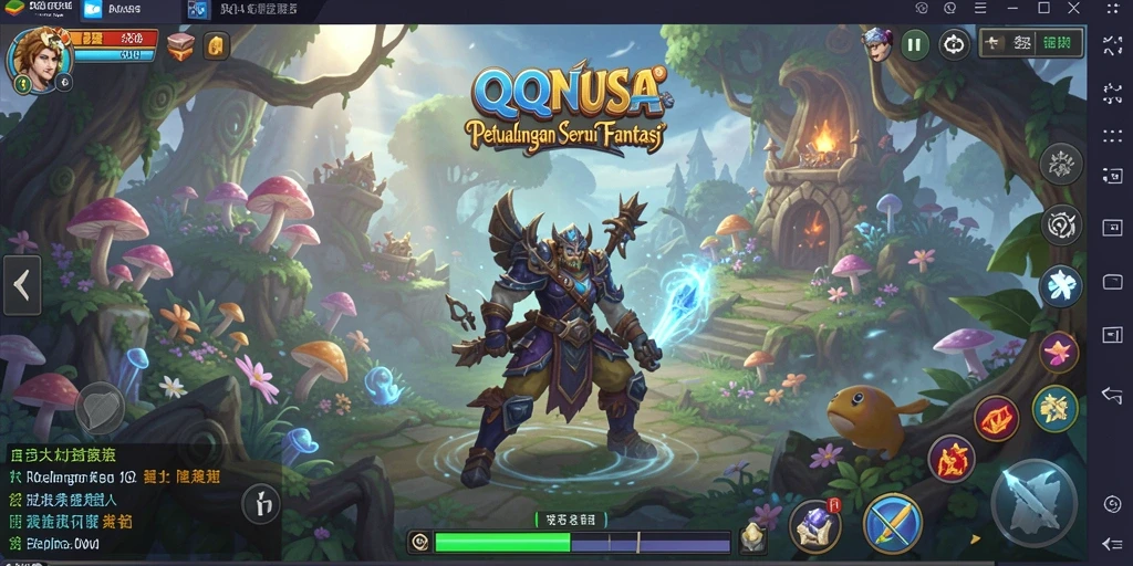 Gameplay QQNUSA menampilkan petualangan mendebarkan dalam dunia fantastis.