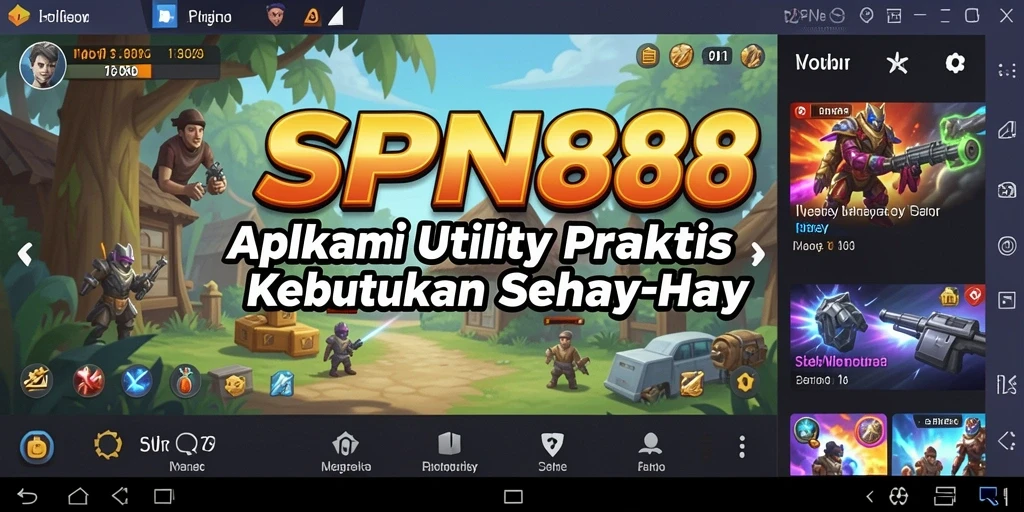 Tampilan antarmuka pengguna SPN88 yang ramah dan intuitif.
