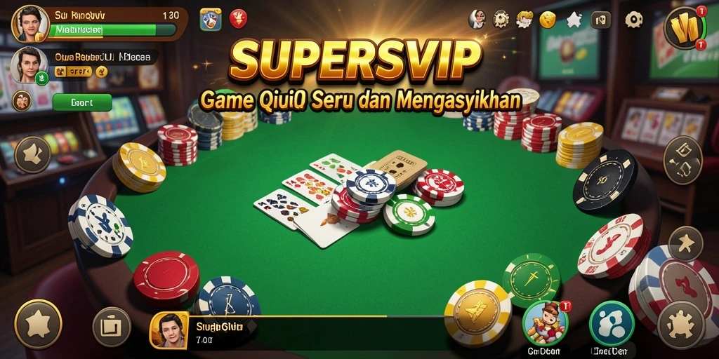 Tampilan gameplay seru dari SUPERSVIP di QiuQiu.